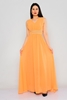 Rissing Star Casual Dresses البرتقالي