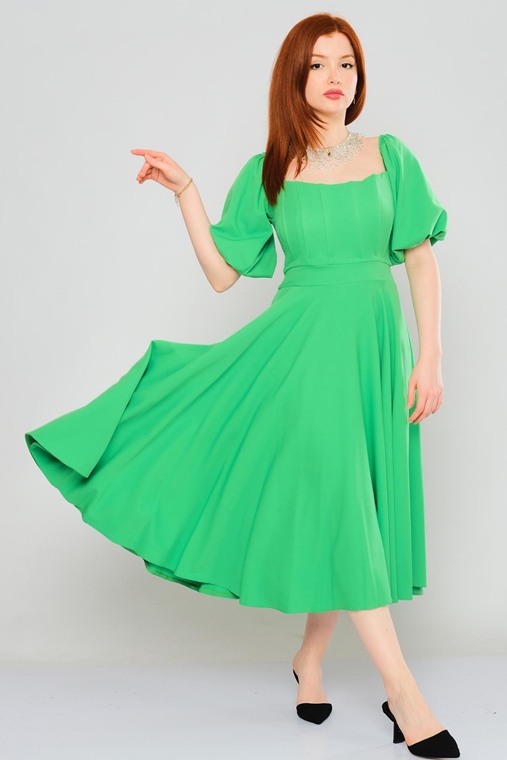 Mascka повседневная одежда Вечерние платья зеленый фуксия порошок