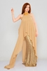 Explosion Maxi Sleevless Casual Dresses Gold