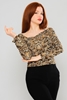 Lila Rose Long Sleeve Casual Blouses Snake