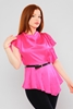 Excuse Casual Blouses Neon-Fuchsia