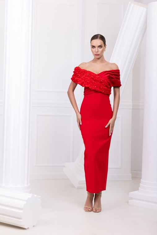 Elit Bella ночная одежда Вечерние платья красный фуксия карамель