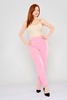 Joymiss High Waist Casual Trousers Pink Light