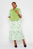 Modamila Casual Plus Size Suits Yeşil