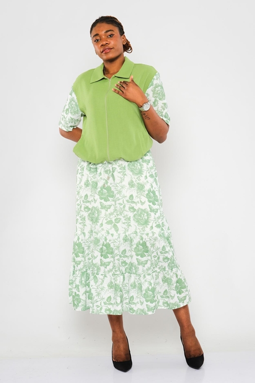 Modamila Günlük Giyim Büyük Beden Takımlar Mavi Yeşil Turuncu lacivert