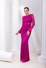 Odrella Night Wear Evening Dresses Fuşya