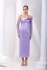 Odrella Night Wear Evening Dresses Lilac