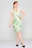 Biscuit Mini Short Sleeve Casual Dresses أخضر
