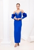 Odrella Night Wear Evening Dresses Sax