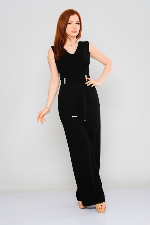 Rissing Star Casual Jumpsuits Black Red Blue Coral Blue Light
