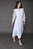 Dark Rose Casual Dresses White