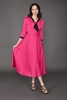 Dark Rose Casual Dresses Fuchsia