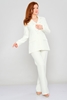 Mascka Casual Suits Beyaz