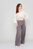 Bubble High Waist Casual Trousers Black Beige Navy Ecru Anthracite Olive Anthracite