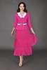 Dark Rose Casual Dresses Fuchsia