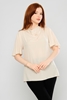 Bubble Casual Blouses ضوء رمادي