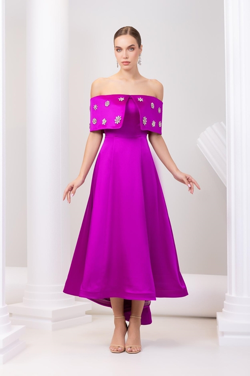 Odrella ночная одежда Вечерние платья Пурпурный черный - карамель арахис