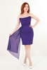 Dans Night Wear Evening Dresses Black Red Ecru Sax Purple Baby Blue أرجواني