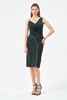 Dans Night Wear Evening Dresses Black Red Green Ecru Sax أخضر