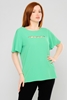 Green Country Short Sleeve Casual Blouses Black Blue Green Orange Ecru أخضر