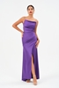 Dans Night Wear Evening Dresses Black Red Fuchsia Ecru Sax Purple Emerald أرجواني