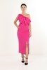 Ross Hill Night Wear Evening Dresses Black Fuchsia Fuchsia