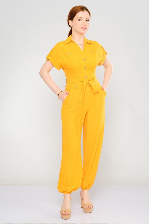 Mees Casual Jumpsuits Mustard