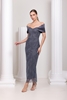 Odrella Night Wear Evening Dresses Black Khaki Antrasit