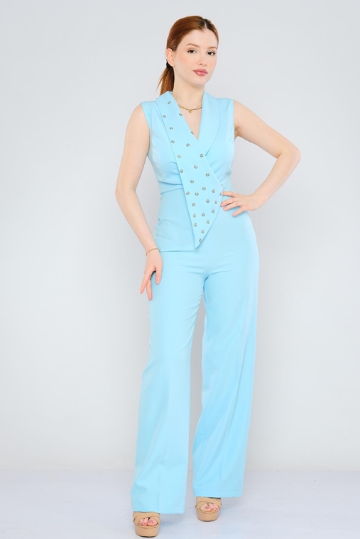 Rissing Star Casual Jumpsuits Black Blue Beige