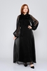 Lila Rose Maxi Long Sleeve Casual Dresses Green Black