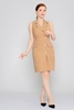 Explosion Knee Lenght Casual Dresses Green Camel Fuchsia Ecru Coral لون الجمل