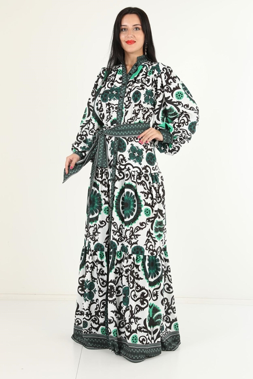 Ghaya повседневная одежда Вечерние платья зеленый Бирюзовый норка порошок