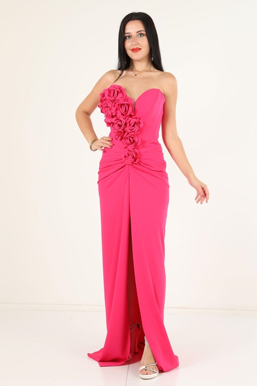 Sesto Senso Night Wear Evening Dresses Green Fuchsia indigo