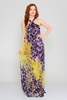 Explosion Maxi Sleevless Casual Dresses Yellow Pink Purple Purple