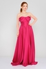 Alinçe Night Wear Evening Dresses Black Blue Navy Fuchsia Emerald Fuchsia