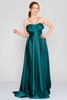 Alinçe Night Wear Evening Dresses Black Blue Navy Fuchsia Emerald Emerald