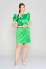 Green Country Mini Night Wear Dresses Blue أخضر