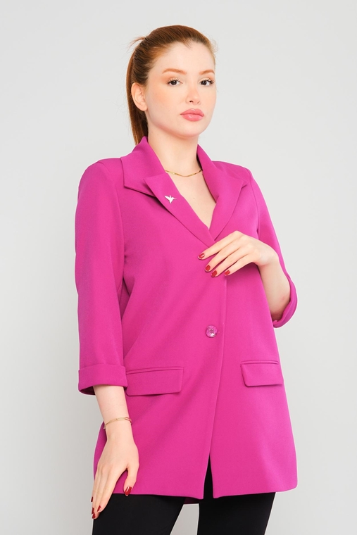 Mac Park Casual Jackets Black Fuchsia Ecru Stone Baby Blue