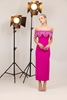 Odrella Night Wear Evening Dresses Black Pink Fuchsia Caramel Fuchsia