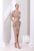 Elit Bella Night Wear Evening Dresses Fuchsia Mink Petroleum Black-Caramel Vizon