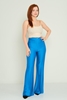 Fimore High Waist Casual Trousers Black White Blue Green Navy Mink Mustard Blue