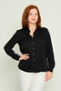 Detective Casual Blouses Khaki Black