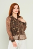 Detective Casual Blouses Grey Bordeux Khaki كاكي