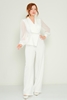 Rissing Star Casual Jumpsuits Ecru