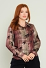 Mac Park Casual Shirts Fuchsia Mink Khaki Mink