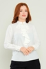 Detective Casual Blouses Black Red Beige Ecru серовато бежевый