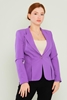 Fimore Casual Jackets Black White Green Brown Beige Navy Fuchsia indigo Purple Purple