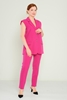 Fimore Casual Suits Black Green Beige Fuchsia indigo Fuchsia