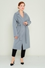 Dolce Bella Knee Lenght Casual Woman Coats Black Camel Mink Stone Brown Light Blue Light Blue Light