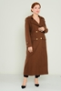 Dolce Bella Knee Lenght Casual Woman Coats Black Grey Khaki Light Blue Light Camel Dark Camel Koyu